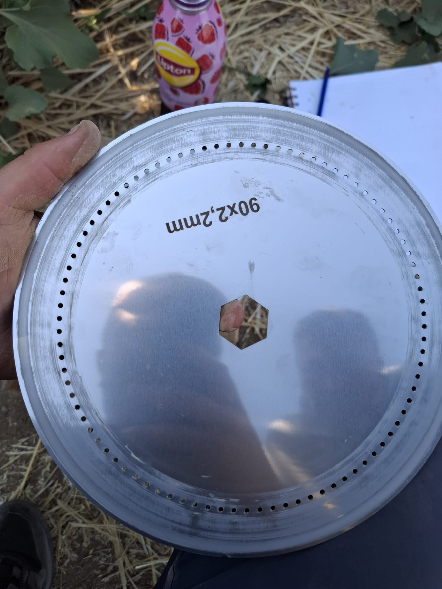 Havalı Mibzer Pancar Ekim Diski Krom 304 Kalite-90 Delik x 1.6 mm