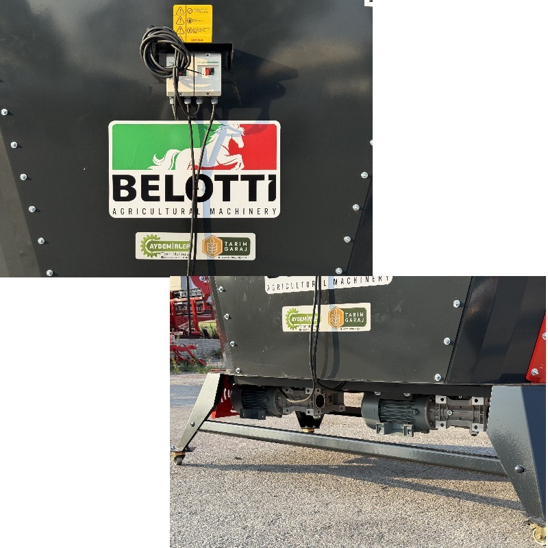 Belotti Karmator Elektrikli Yem Karma Makinesi 220 Volt-2 m³