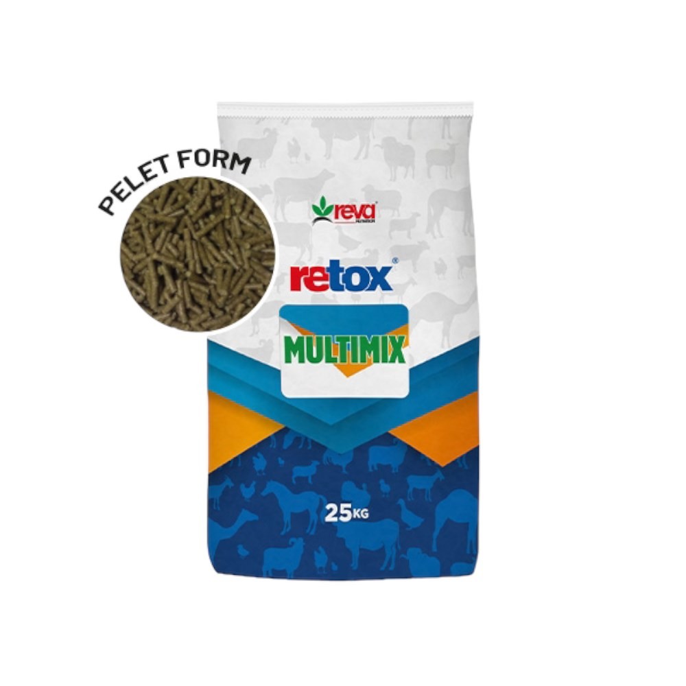Retox Multimix Yüksek Süt Verimli Hayvanlar İçin Yem Katkısı 20 Kg