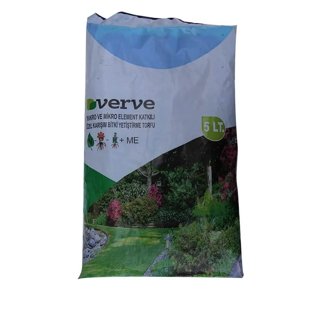 Verve Torf Toprak 5 Litre İthal Doğal Humuslu Saksı ve Bahçe Toprağı