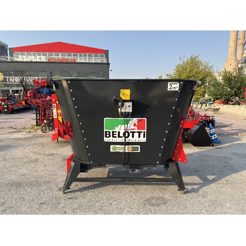 Belotti Karmator Elektrikli Yem Karma Makinesi 220 Volt-2 m³