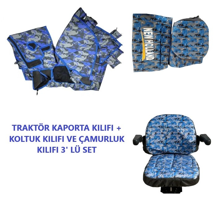 New Holland T 480-T 540 ve T 580 Traktör Branda ve Koltuk Kılıfı Seti