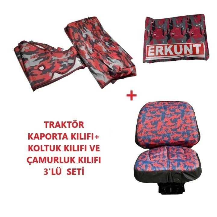 Erkunt 80.4-95 Bahçe Serisi Traktör Kılıfı Branda 2020 Öncesi-Üst Filesiz