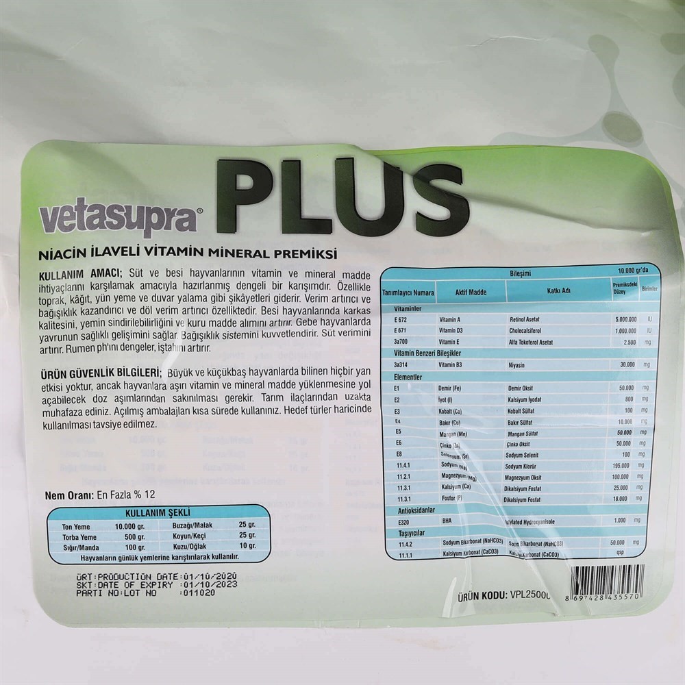 Vetasupra Plus Vitamin Destek ve Toprak Yeme Önleyici