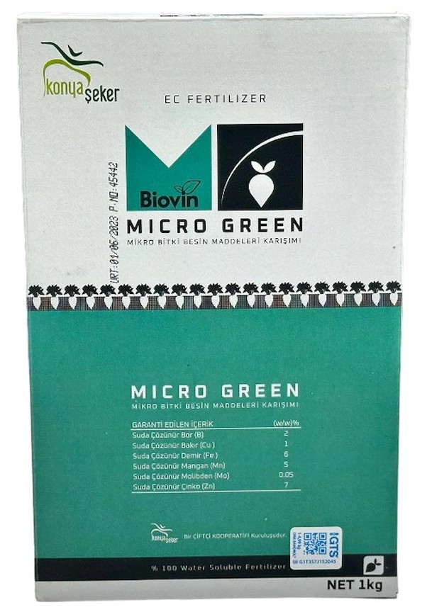Biovin Micro Green Bitki Besin Maddeleri Karışımı 1 Kg