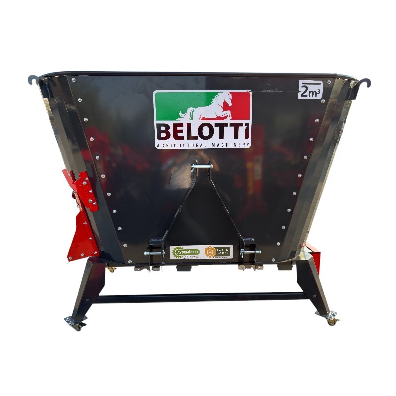 Belotti Karmator Elektrikli Yem Karma Makinesi 220 Volt-2 m³