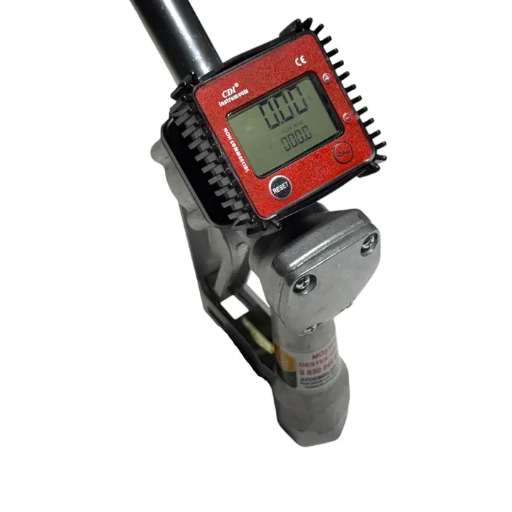 Sayaçlı Manuel Akaryakıt Tabancası LCD Ekran-Tarımgaraj