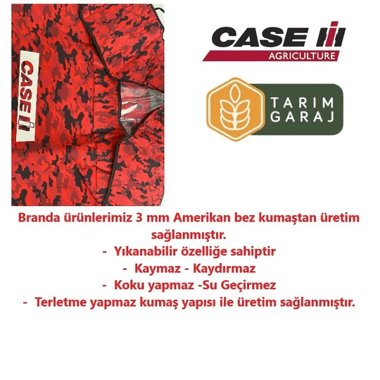 Case JX 90 E Traktör Kaporta Kılıfı Branda ve Koltuk Kılıfı Seti