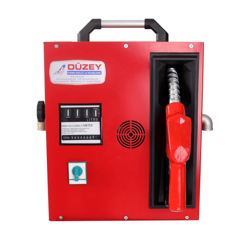 Düzey Kapalı Kabin Mazot ve Sıvı Aktarım Pompa ve Tabanca Seti-220 Volt