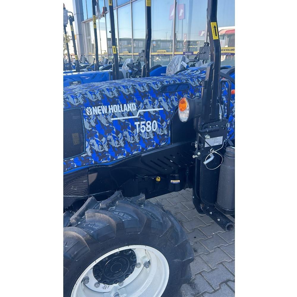 New Holland T580 B StageV Yandan Depo Traktör Kaporta ve Koltuk Kılıfı-2024