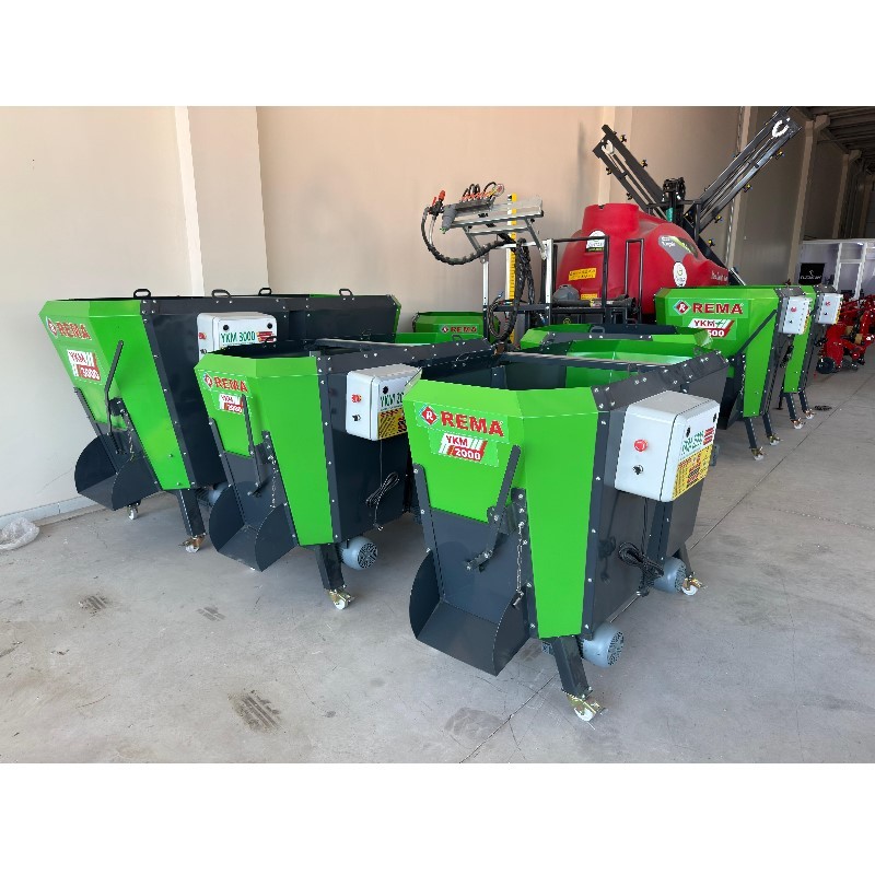 Rema YKM2000 Elektrikli Yem Karma Makinesi–2 m³