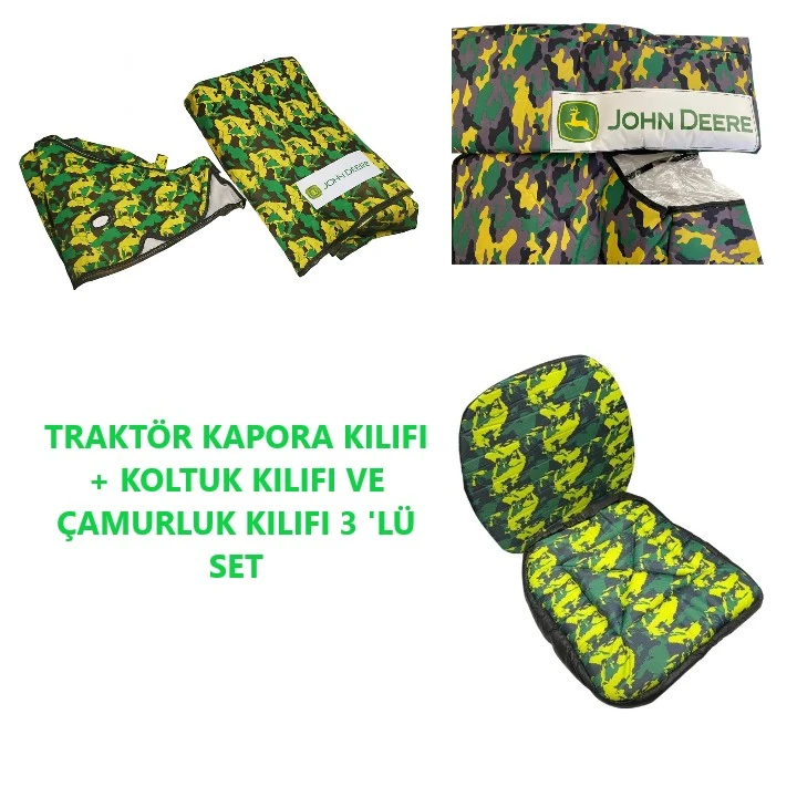John Deere 5000 Serisi Kabinsiz Traktör Kılıfı Branda