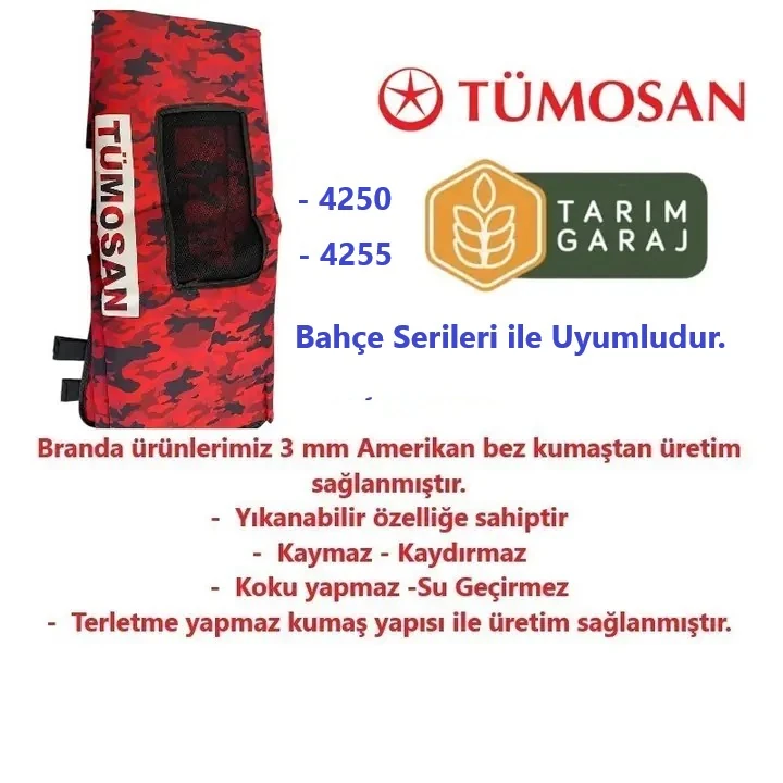 Tümosan 4200 Bahçe Serisi Traktör Kılıfı Branda