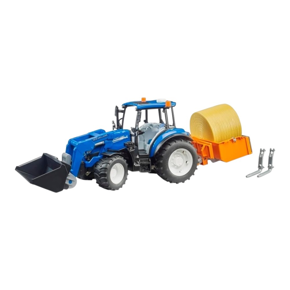 Bruder New Holland T5.120 Kepçeli Ataşmanlı Traktör Oyuncak