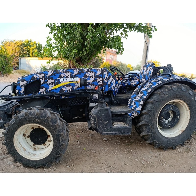 New Holland TT 4.75 Traktör Kaporta Kılıfı ve Koltuk Kılıfı Seti