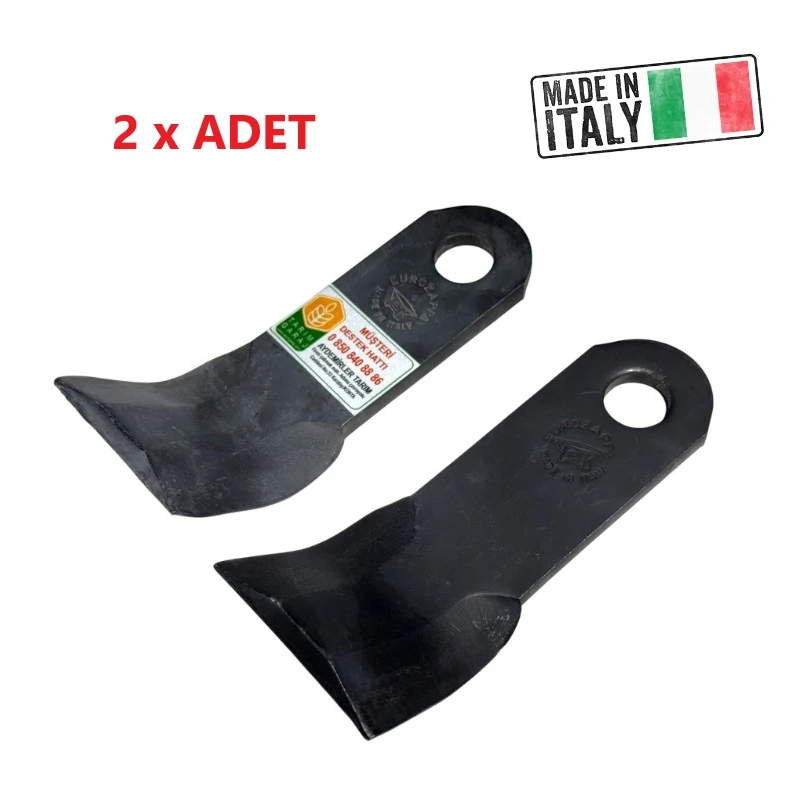 Eurozappa Gaspardo İthal Sap Parçalama Makina Bıçağı-2 Adet