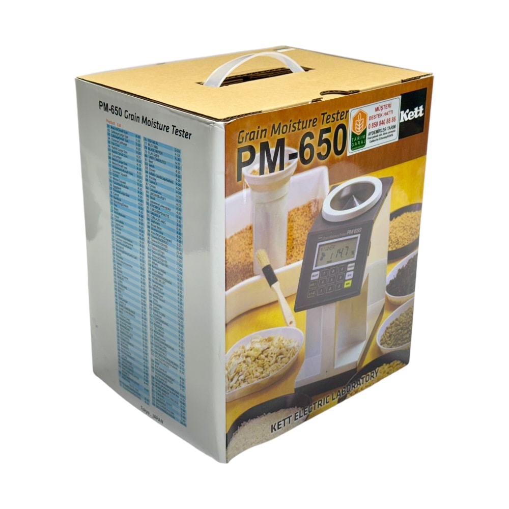 Kett PM650 Hektolitreli Tahıl Nem Ölçüm Cihazı