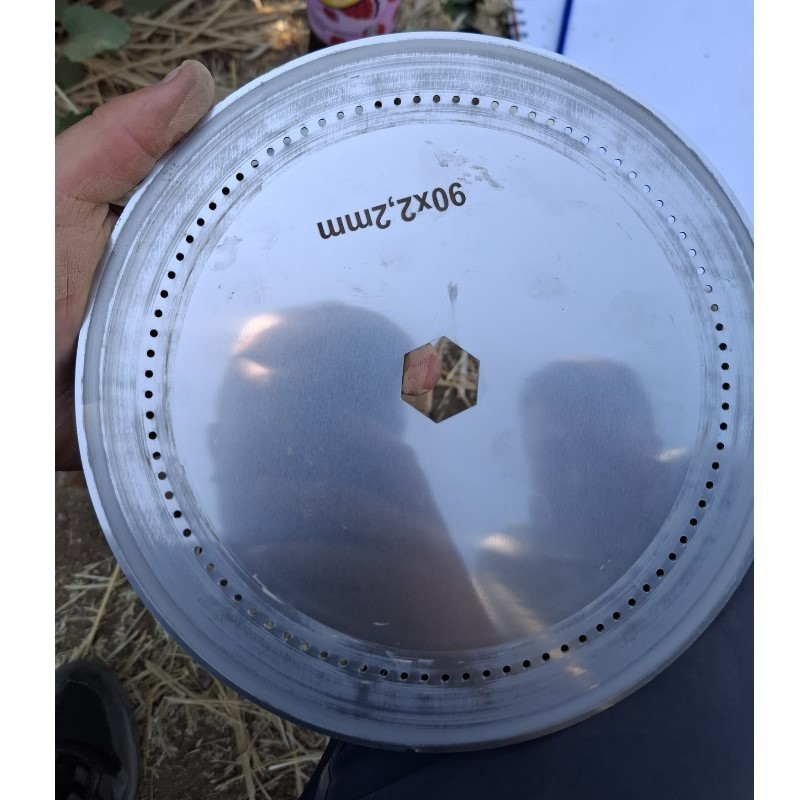 Havalı Mibzer Pancar Ekim Diski Krom 304 Kalite-90 Delik x 1.3 mm