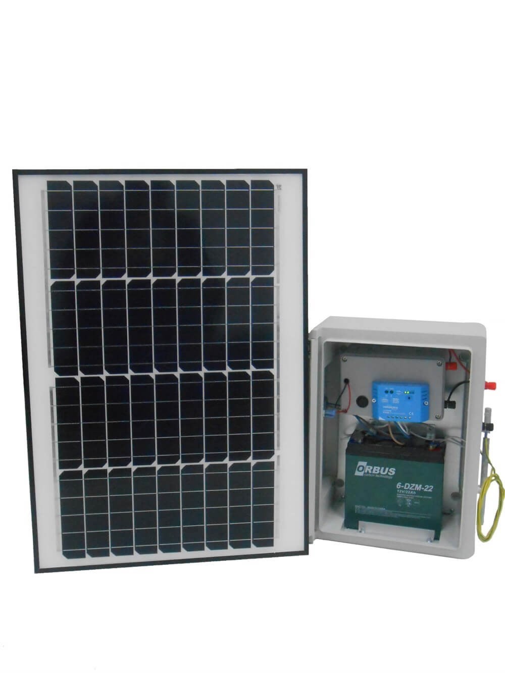 MonoKristal Güneş Paneli 100 Watt-Elektrikli Çit Sistemi Kontrol Cihazı