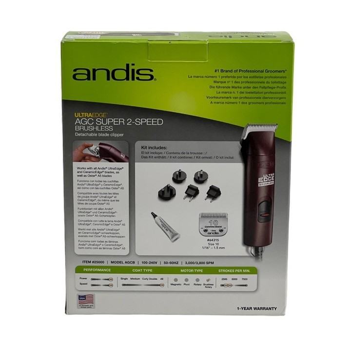 Andis Ultra Edge Brushless Pet Kedi Köpek Traş Makinası