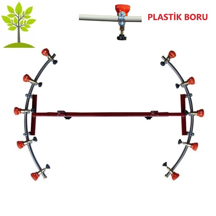 5+5 Başlıklı Hilal Tip İlaçlama Makina Aparatı