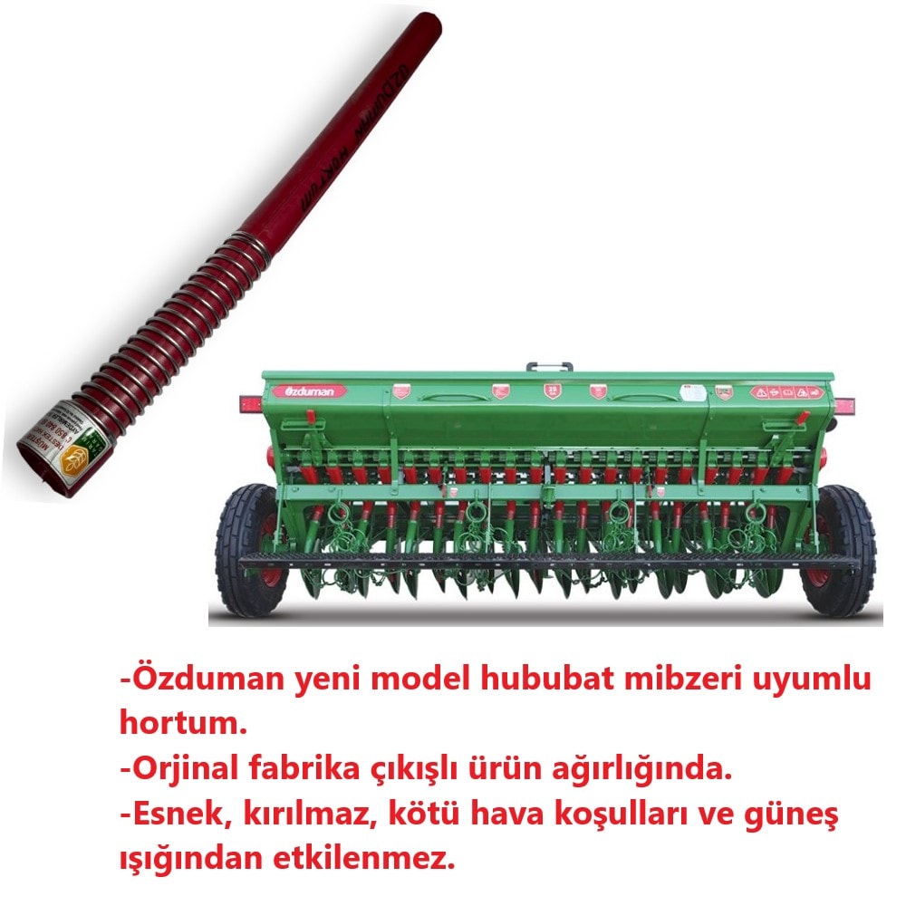 Özduman Hububat Mibzer Gübre ve Tohum Hortumu Yeni Model-6 Adet