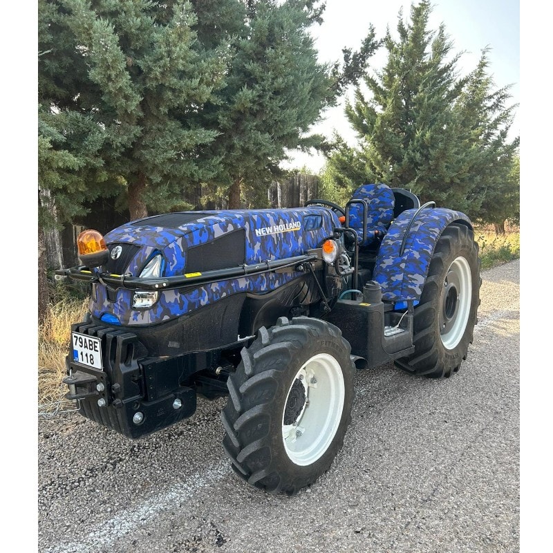 New Holland TD 4.100 F Traktör Kaporta Kılıfı ve Koltuk Kılıfı Seti