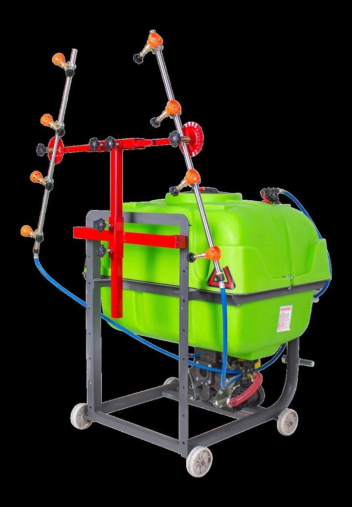 4+4 Başlıklı Düz Tip Krom İlaçlama Makina Aparatı
