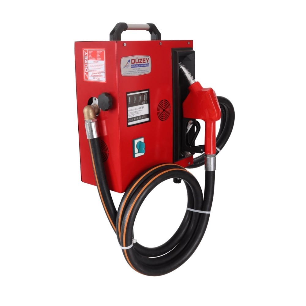 Düzey Kapalı Kabin Mazot ve Sıvı Aktarım Pompa ve Tabanca Seti-220 Volt