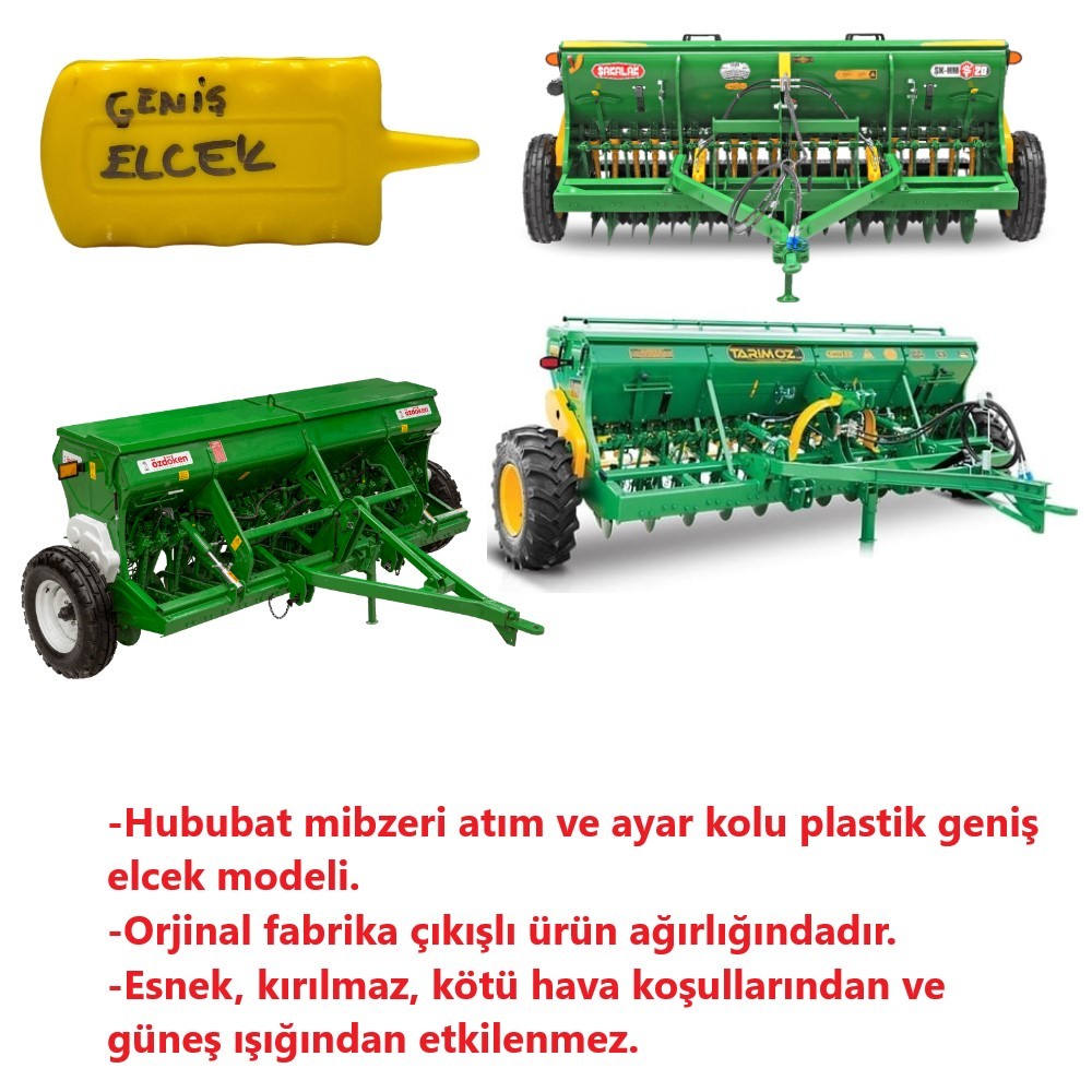 Hubat Mibzer Atım ve Ayar Kolu Plastik Geniş Elcek-4 Adet