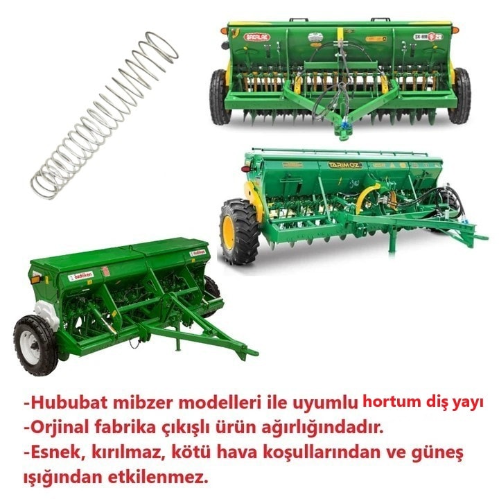 Hububat Mibzeri Hortum Diş Yayı-22 cm-4 Adet