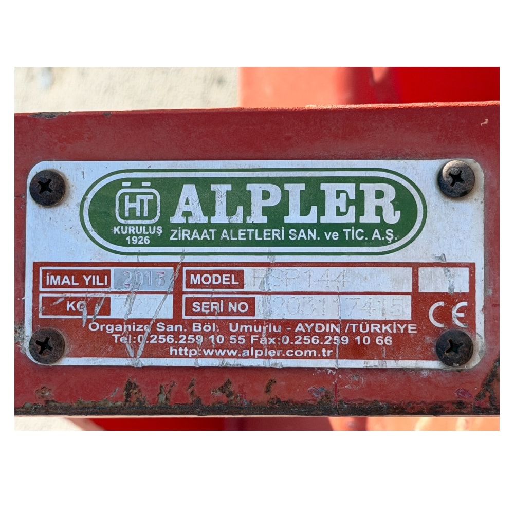Alpler 4'lü(4+0) Profil Pulluk-(12-14-16)-120x120 Şase-2015 Model