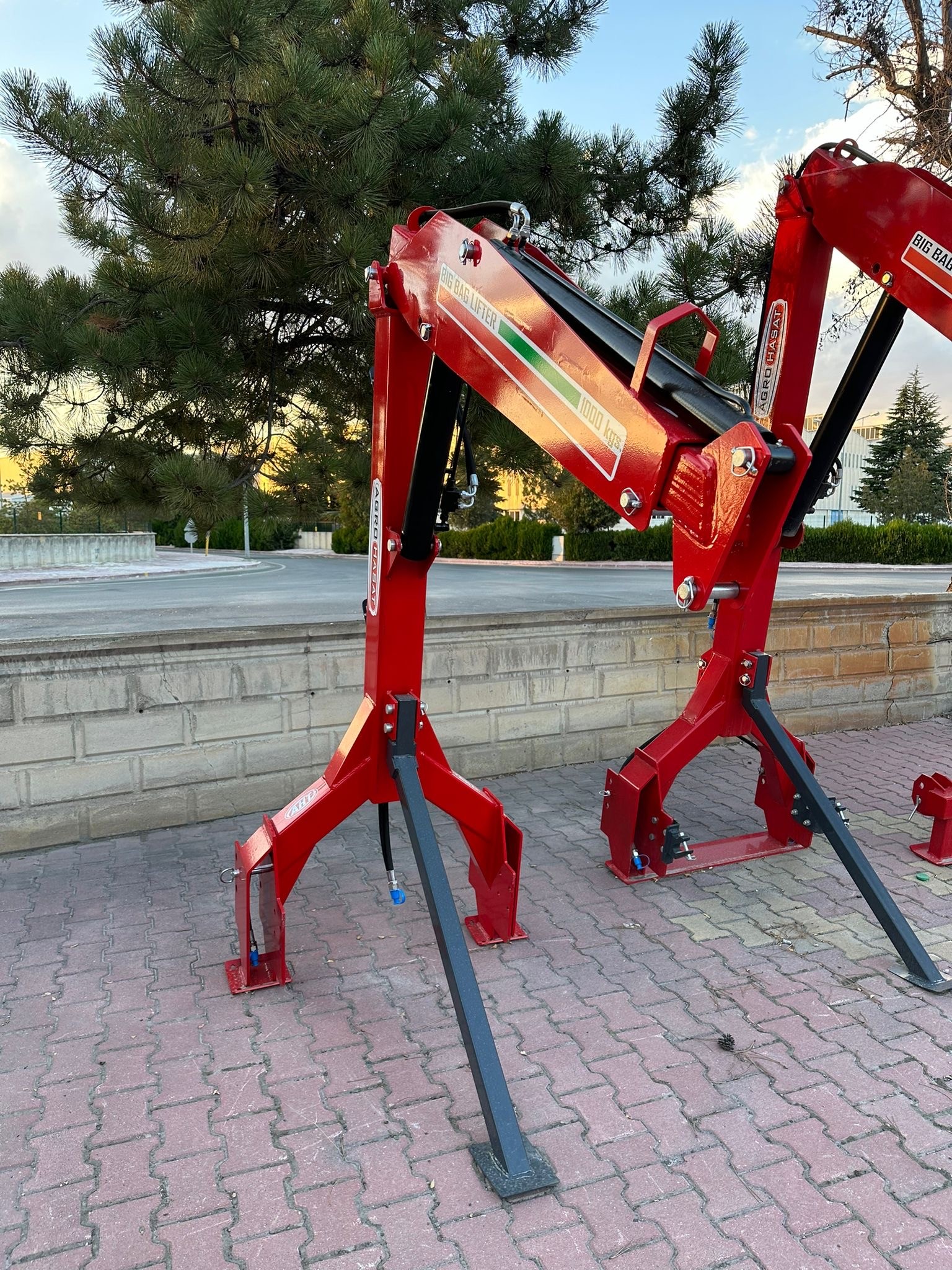 Agrohasat Traktör Arkası Vinç (Kaldıraç) 4.5 Metre-1 Ton