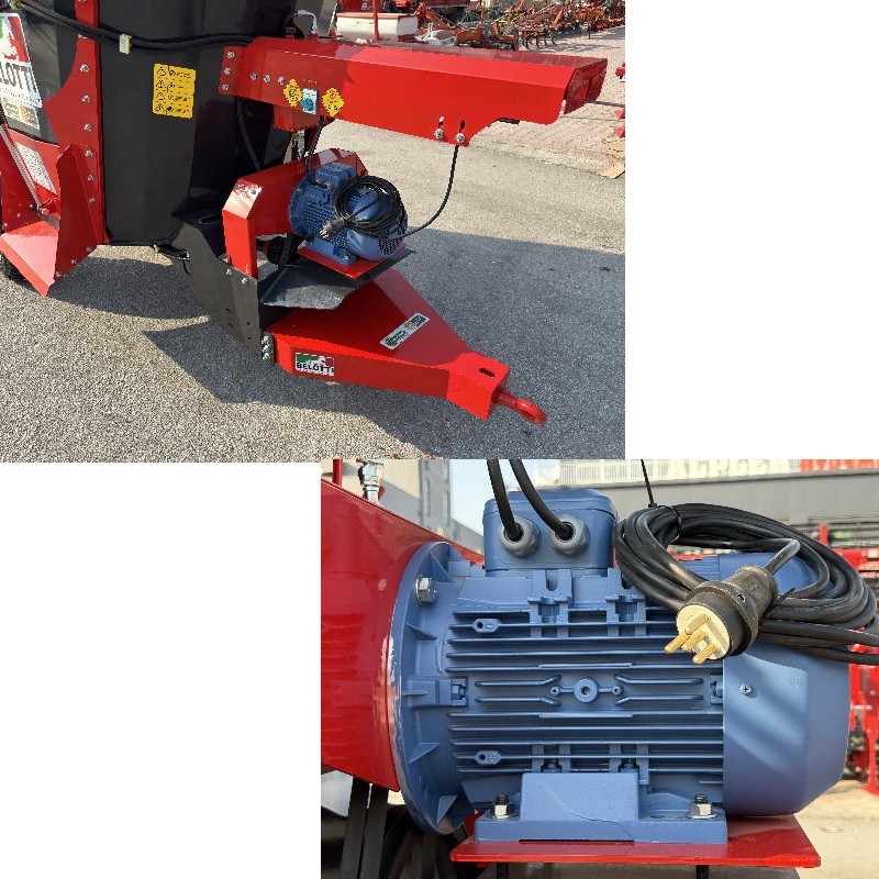 Belotti Karmator 380 Volt Elektrikli ve Şaftlı Yem Karma Makinesi-3 m³