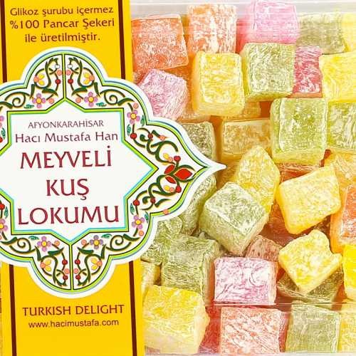 Çifte Kavrulmuş Meyveli Kuş Lokumu 300g