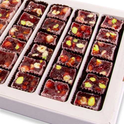 Narlı Fındıklı Antep Fıstıklı Lokum Büyük Paket 630g