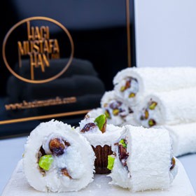 Sultan Manda Kaymaklı Fıstıklı Lokum Büyük Paket 525g