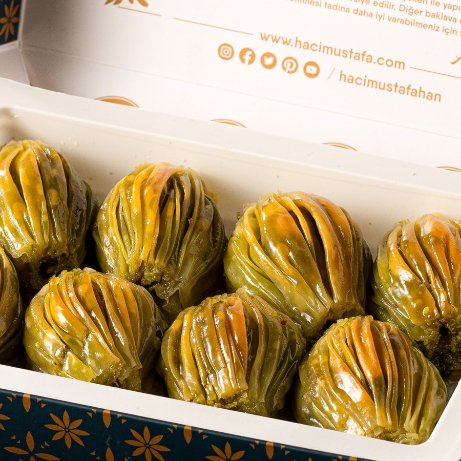 Fıstıklı Midye Baklava 500g