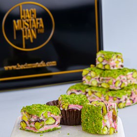Frambuazlı Fıstıklı Baklava Lokum Küçük Paket 310g