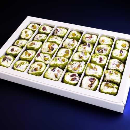 Spesiyal Fıstıklı Manda Kaymaklı Lokum Büyük Paket 525g