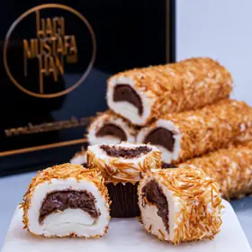 Kadayıflı Çikolatalı Sultan Lokum Küçük Paket 300g - Hacı Mustafa Han
