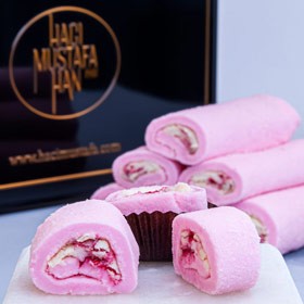 Frambuazlı Sultan Lokum Küçük Paket 300g