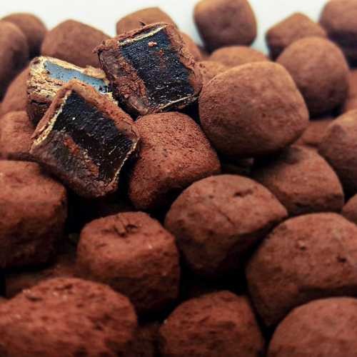 Çifte Kavrulmuş Kahveli Çikolatalı Lokum Küçük Paket 400g