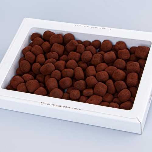 Çifte Kavrulmuş Kahveli Çikolatalı Lokum Küçük Paket 400g