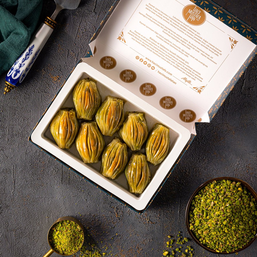 Fıstıklı Midye Baklava 500g