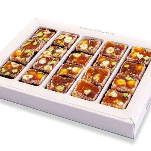 Portakallı Fındıklı Fıstıklı Lokum Küçük Paket 300g