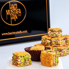Fıstıklı Lotus Baklava Lokum Küçük Paket 310g