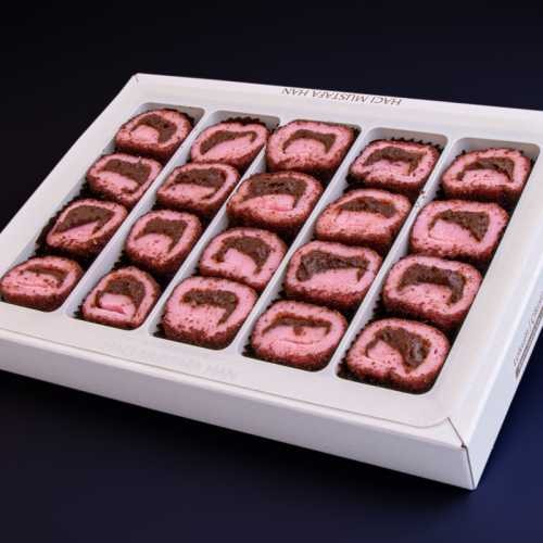 Çilekli Böğürtlenli Çikolatalı Lokum Küçük Paket 300g