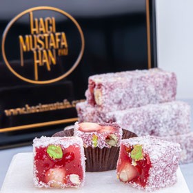 Narlı Fındıklı Antep Fıstıklı Lokum Büyük Paket 630g