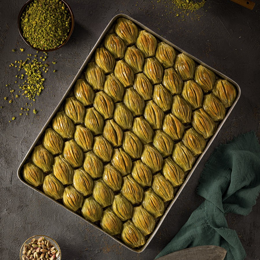 Fıstıklı Midye Baklava 1000g